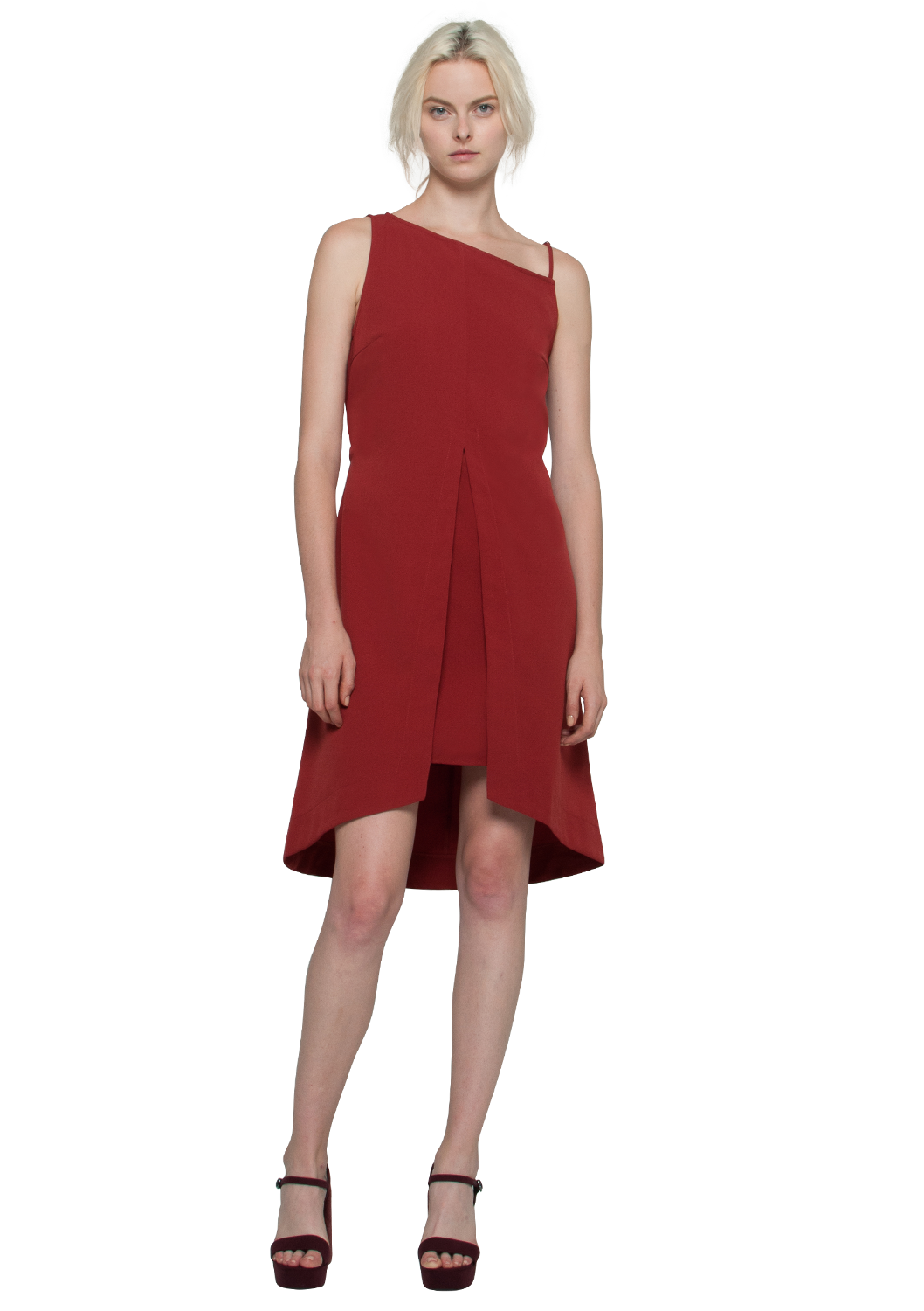 Layered Toga Dress - ELLYSAGE