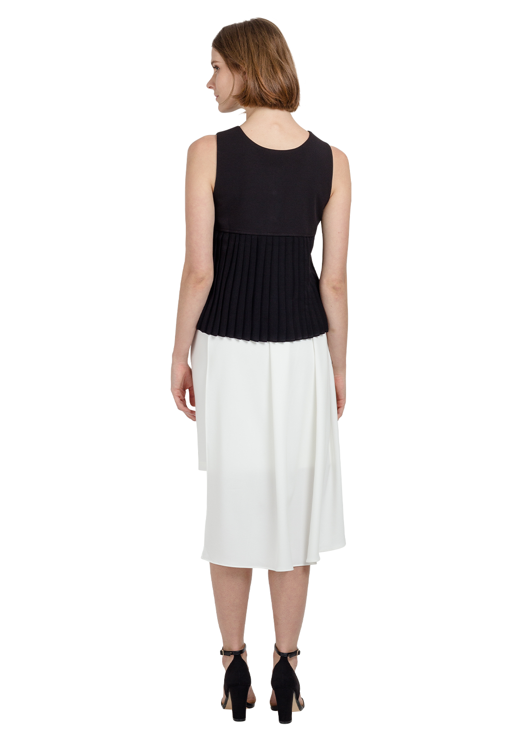 Pleated Buttoned Top - ELLYSAGE